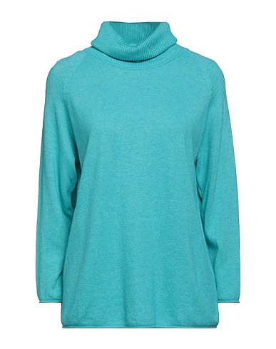 TOY G. Turtleneck Turquoise 45% Polyamide, 42% Viscose, 8% Wool, 5% Cashmere