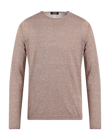 MASQ Jumper Brown 60% Linen, 40% Cotton