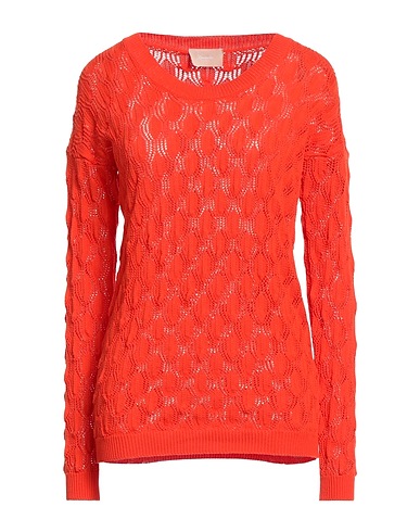 DRUMOHR Pullover Rosso pomodoro 100% Cotone