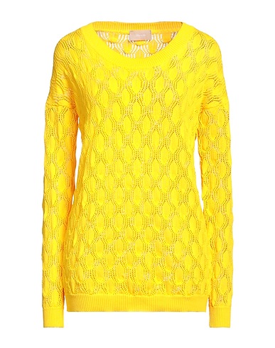 DRUMOHR Pullover Giallo 100% Cotone
