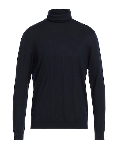 FALKE Polo neck Midnight blue 98% Virgin Wool, 2% Elastane