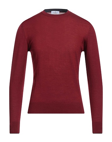 SONRISA Jumper Burgundy 60% Merino Wool, 30% Silk, 10% Cashmere