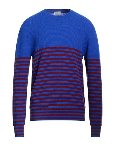 ALTEA Pullover Blu china 100% Lana Vergine