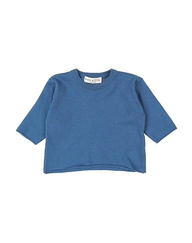 BABE & TESS Pullover Taubenblau 85% Baumwolle, 15% Kaschmir