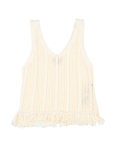PLEASE Top Ivory 75% Cotton, 25% Polyester