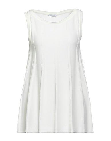 MALO Top White 53% Viscose, 47% Cotton