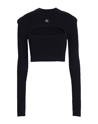 CALVIN KLEIN JEANS Jumper Black 75% Lyocell, 25% Polyamide