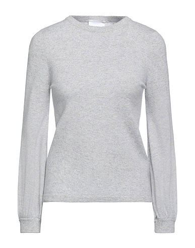 ANTONELLA RIZZA Pullover Grigio chiaro 77% Lana Merino, 13% Cachemire, 10% Fibra di metallo