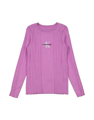 CALVIN KLEIN JEANS Jumper Mauve 80% Cotton, 17% Polyamide, 3% Elastane