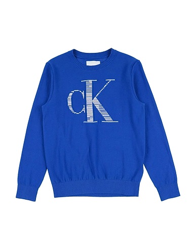 CALVIN KLEIN JEANS Jumper Blue 100% Cotton