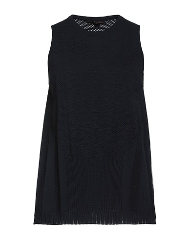 HIGH Sleeveless sweater Midnight blue 72% Rayon, 28% Polyester