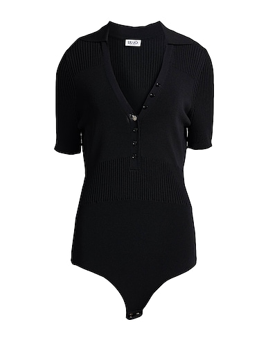 LIU •JO Jumper Black 65% Viscose, 35% Polyamide
