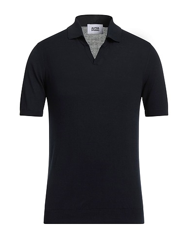 ALPHA STUDIO Jumper Midnight blue 100% Cotton