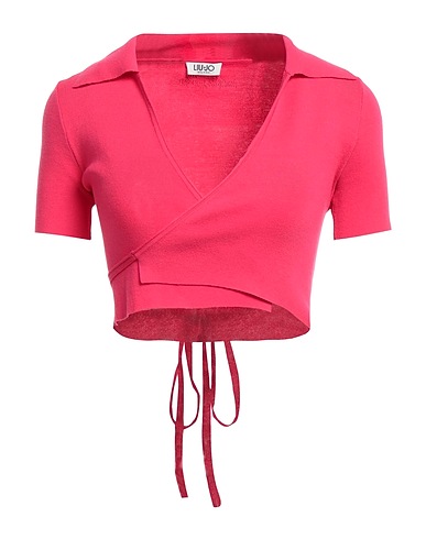 LIU •JO Shrug Fuchsia 62% Viscose, 38% Polyester