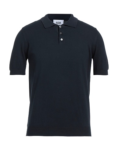 ALPHA STUDIO プルオーバー ミッドナイトブルー コットン 100%