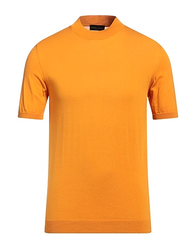 ROBERTO COLLINA Sweater Apricot 100% Cotton
