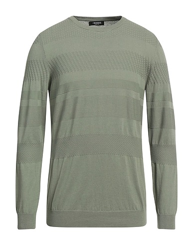 +39 MASQ Pullover Militärgrün 100% Baumwolle