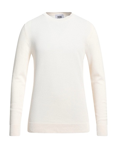 ALPHA STUDIO Pullover Off white 57% Cotone, 43% Poliammide