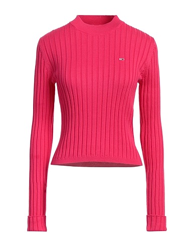 TOMMY JEANS Sweater Fuchsia 100% Cotton