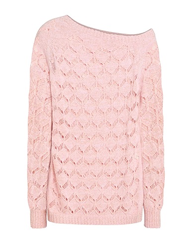PINK MEMORIES Pullover Rosa 50% Cotone, 50% Acrilico, Poliestere metallizzato, Poliammide