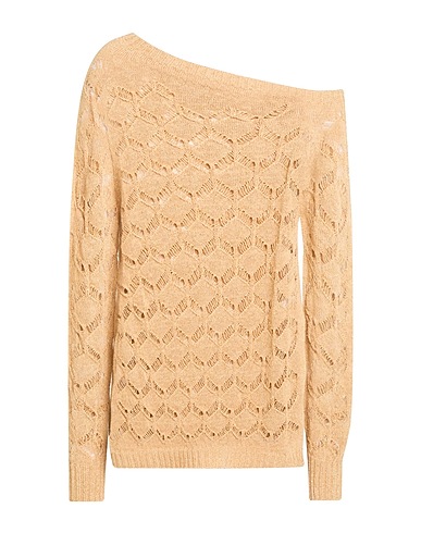 PINK MEMORIES Sweater Sand 50% Cotton, 50% Acrylic, Metallic Polyester, Polyamide