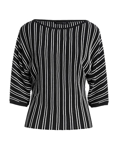 CARACTÈRE Pullover Nero 53% Cotone, 47% Poliestere