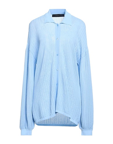 FEDERICA TOSI Cardigan Sky blue 65% Viscose, 35% Polyamide