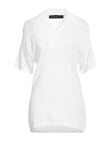 FEDERICA TOSI Sweater White 65% Viscose, 35% Polyamide