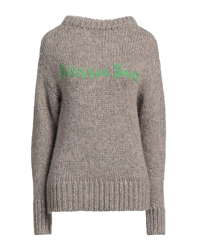 ALESSIA SANTI Turtleneck Grey 68% Alpaca wool, 22% Polyamide, 10% Wool