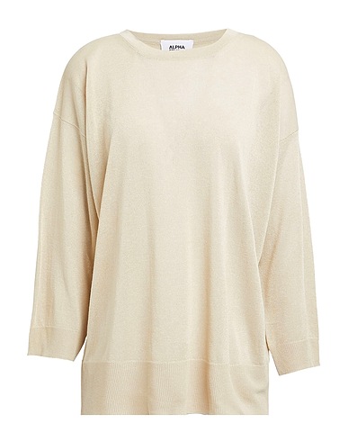 ALPHA STUDIO Sweater Beige 83% Viscose, 17% Polyester