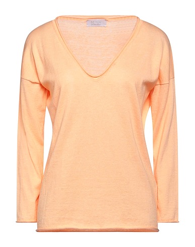 BE YOU by GERALDINE ALASIO Sweater Apricot 70% Cotton, 15% Cashmere, 15% Silk