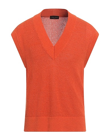 ROBERTO COLLINA Pullover Rostrot 81% Baumwolle, 19% Nylon