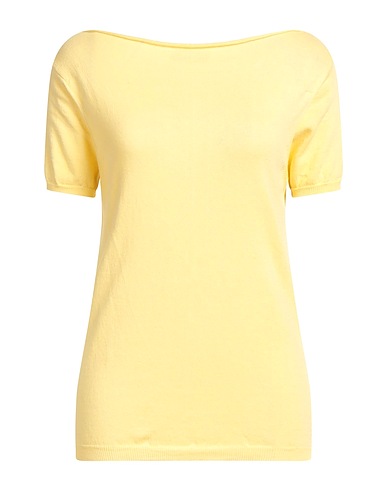 ALPHA STUDIO Jumper Yellow 100% Cotton