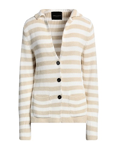 ROBERTO COLLINA Cardigan Beige 100% Cotton