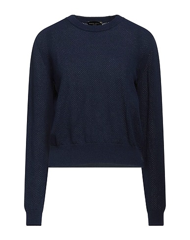ROBERTO COLLINA Sweater Navy 67% Cotton, 33% Polyamide
