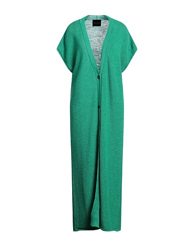 ROBERTO COLLINA Cardigan Verde chiaro 55% Lino, 45% Poliestere