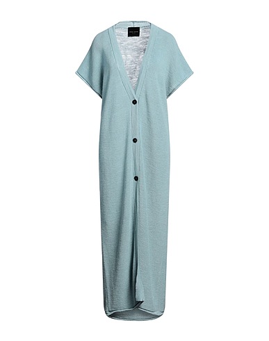 ROBERTO COLLINA Cardigan Sky blue 55% Linen, 45% Polyester