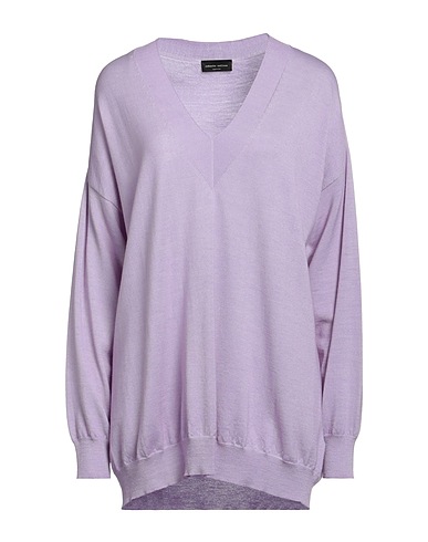 ROBERTO COLLINA Jumper Lilac 100% Merino Wool