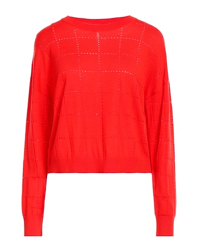 WOLFORD Sweater Red 100% Virgin Wool