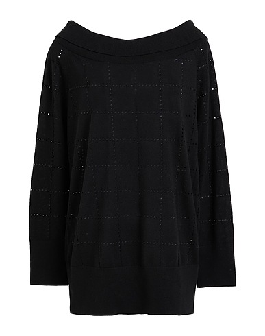 WOLFORD Pullover Nero 100% Lana Vergine