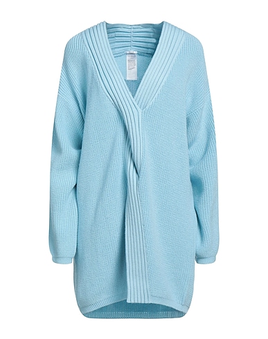 WOLFORD Jumper Sky blue 57% Virgin Wool, 43% Cotton, Polyamide