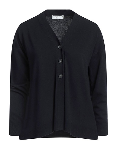 ALPHA STUDIO Cardigan Midnight blue 87% Viscose, 11% Polyamide, 2% Elastane