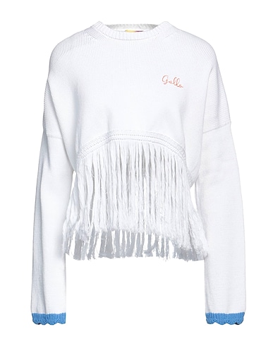 GALLO Jumper White 50% Cotton, 50% Acrylic