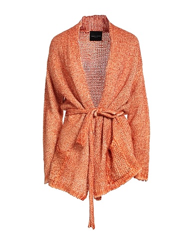 ROBERTO COLLINA Cardigan Rust 100% Linen