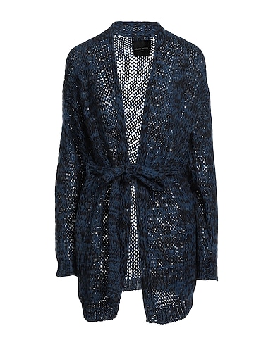 ROBERTO COLLINA Cardigan Blu notte 66% Cotone, 34% Poliammide