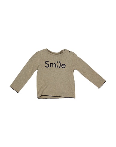 LE PETIT COCO Pullover Verde militare 69% Cotone, 19% Poliacrilico, 5% Fibre tessili, 4% Elastan, 3% Viscosa