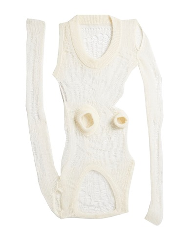 RICK OWENS Jumper Ivory 50% Polyamide, 46% Nylon, 4% Mohair wool