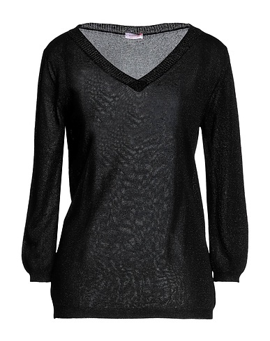 ROSSOPURO Jumper Charcoal 70% Viscose, 15% Metallic fiber, 15% Polyester