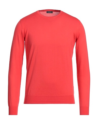 ROSSOPURO Pullover Corallo 100% Cotone