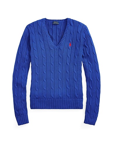 POLO RALPH LAUREN プルオーバー ブルー コットン 100%